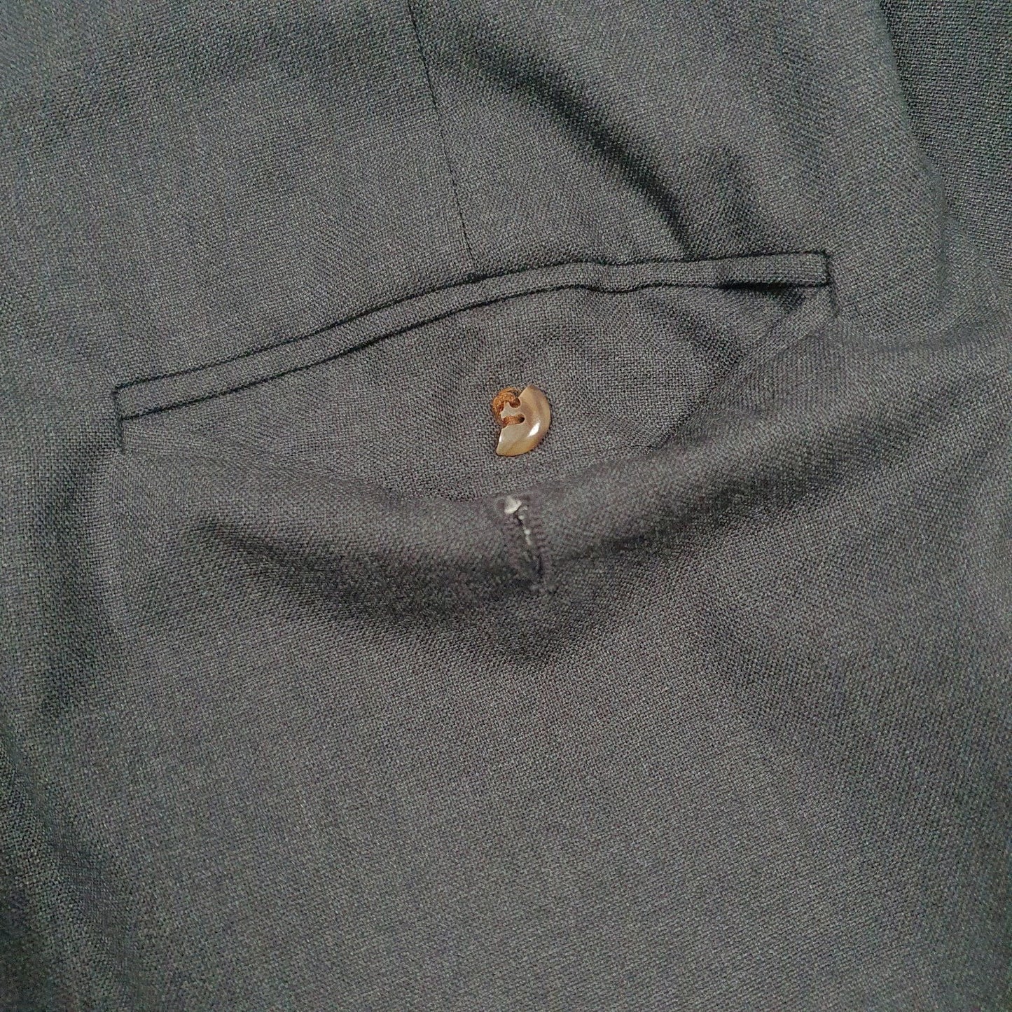 Mens Grey Polo Ralph Lauren Vintage 90s Made In USA  Trousers
