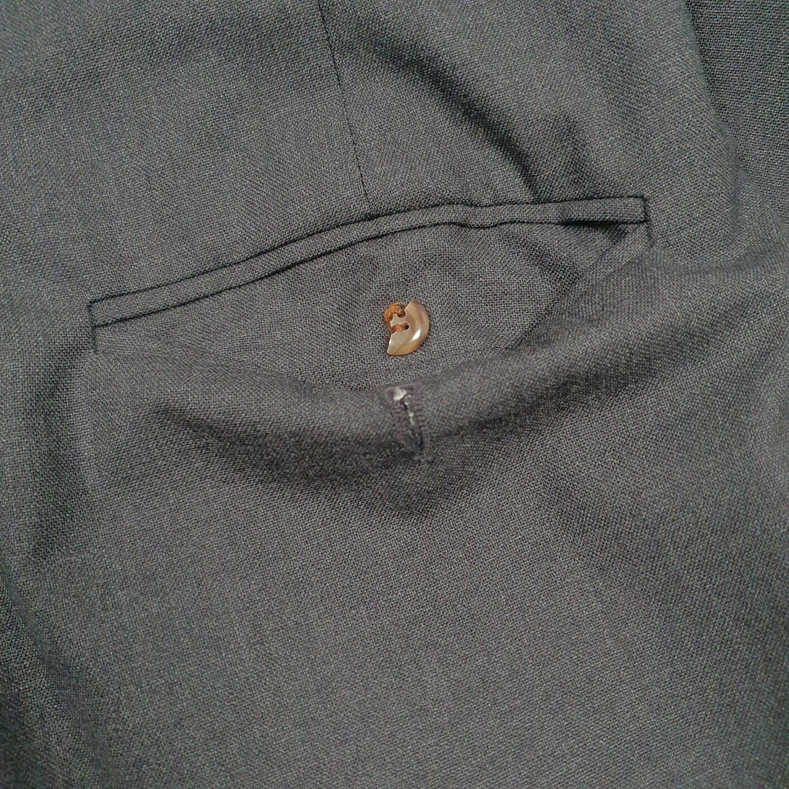 Mens Grey Polo Ralph Lauren Vintage 90s Made In USA  Trousers