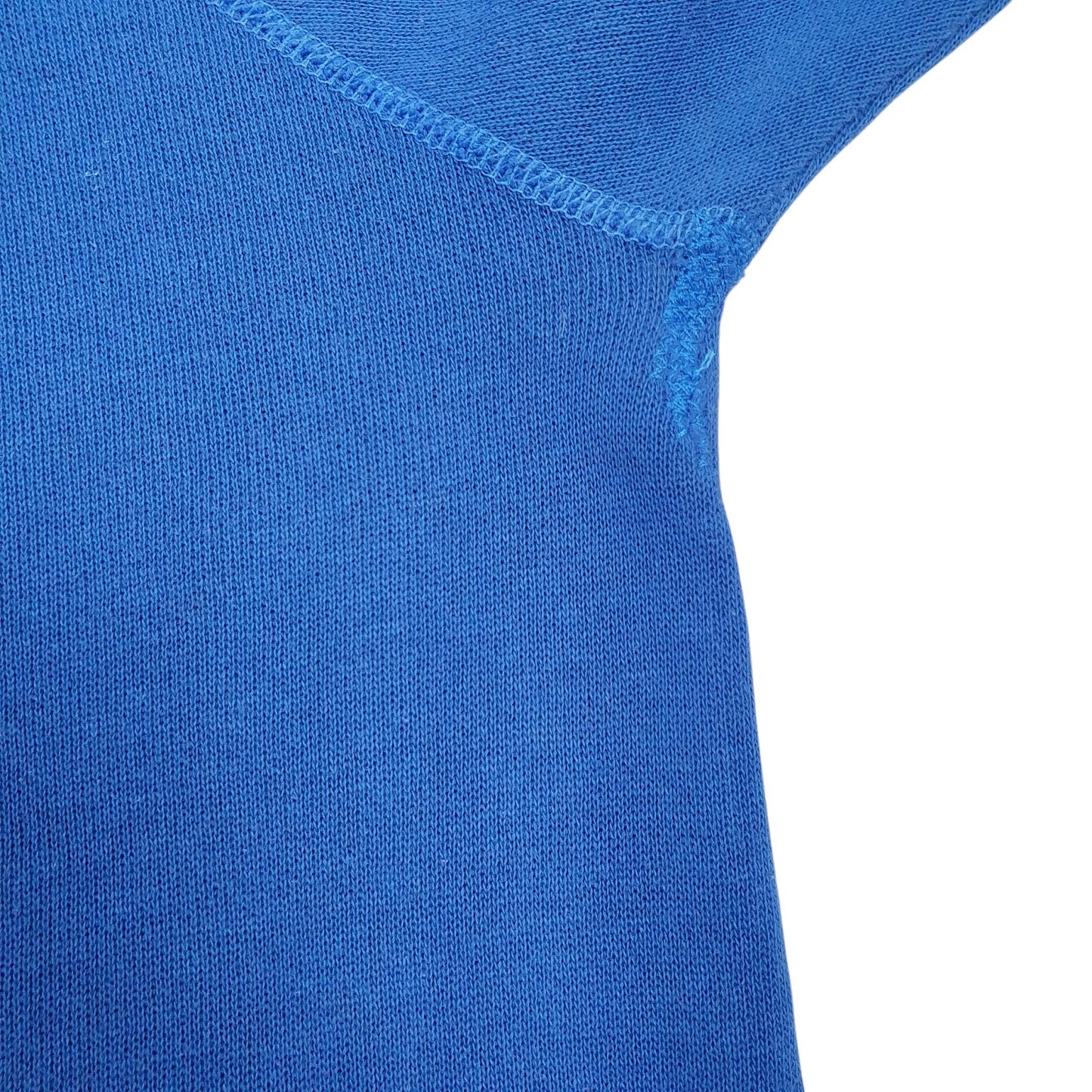 Womens Blue Unbranded Vintage 90s Made In USA Army Hoodie Jumper