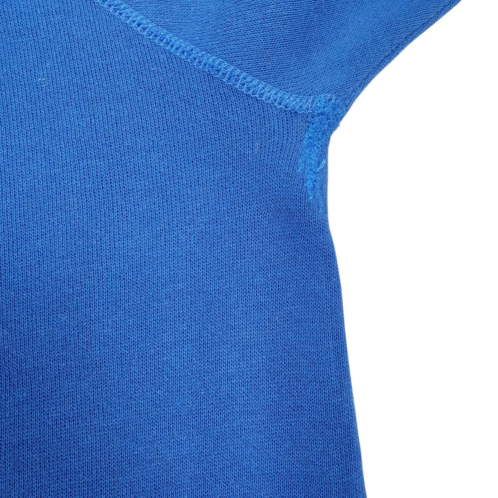 Womens Blue Unbranded Vintage 90s Made In USA Army Hoodie Jumper