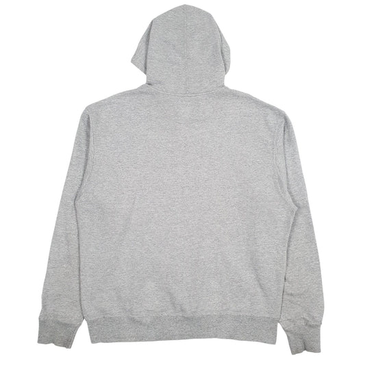 Mens Grey Champion Spellout Hoodie Jumper