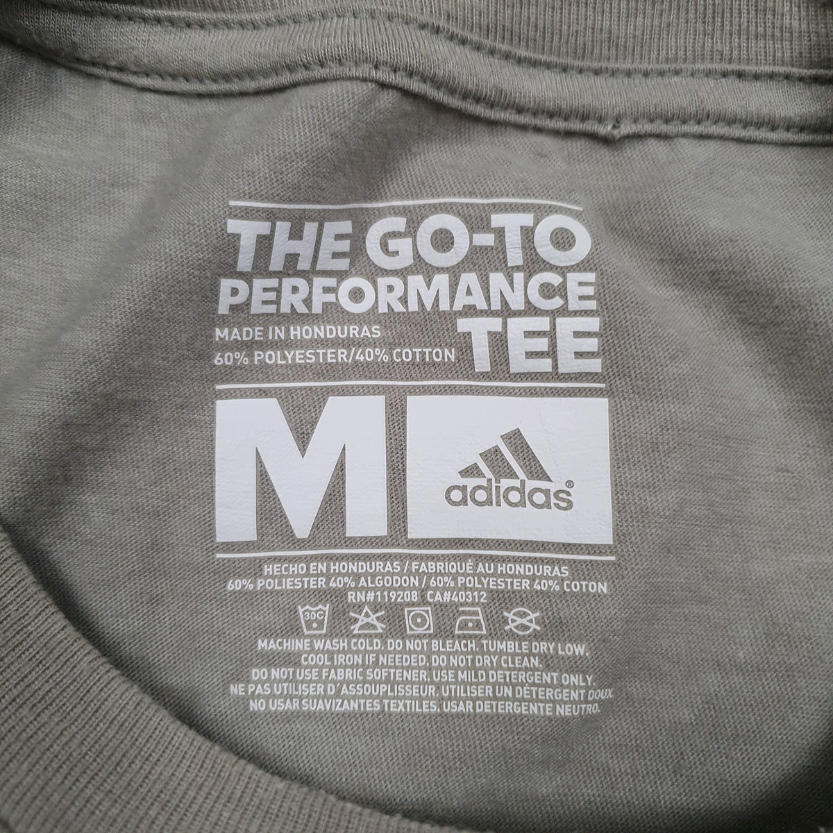 Mens Grey Adidas Climalite Asociación del Fútbol Argentino  T Shirt