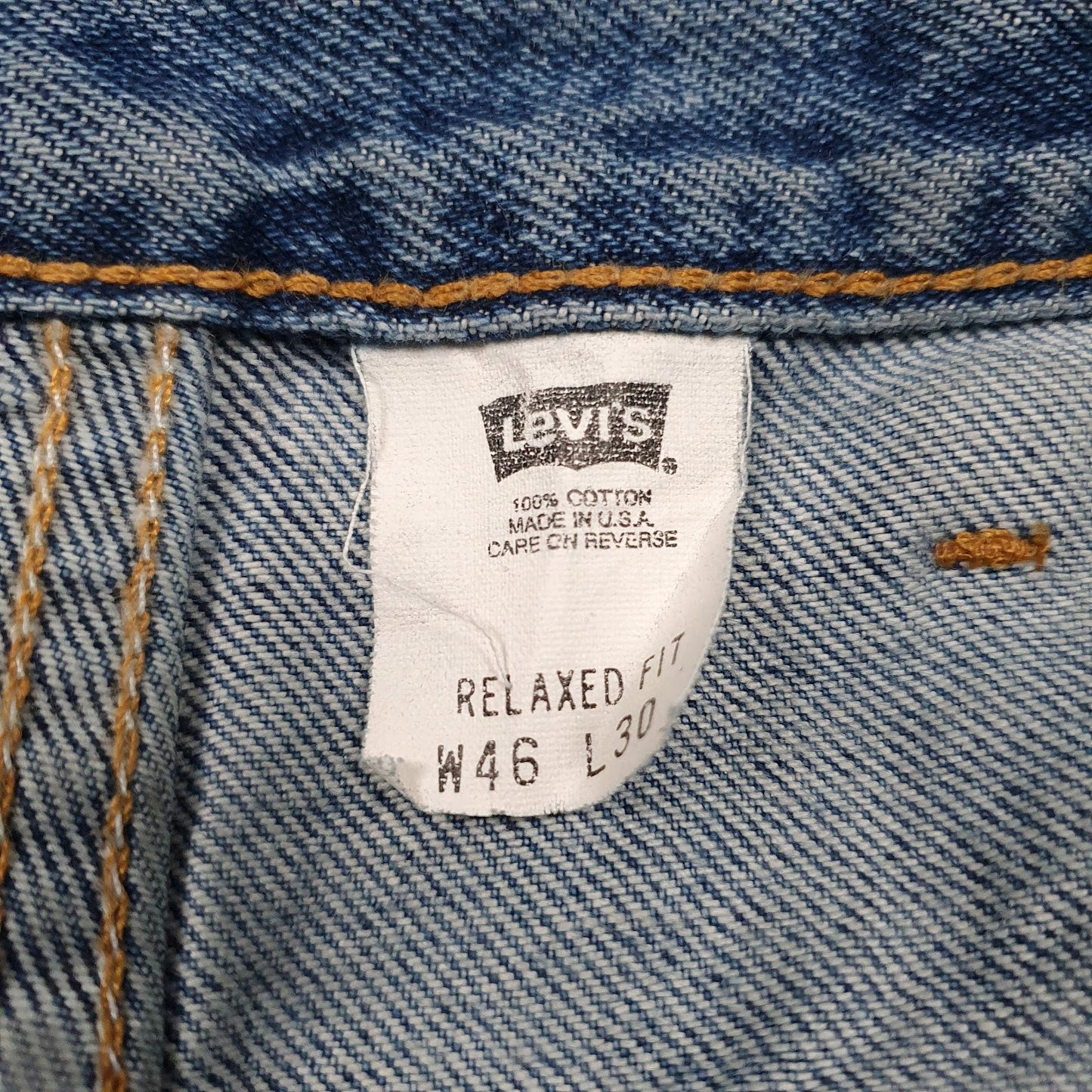 Mens Blue Levis Made In USA  Jeans