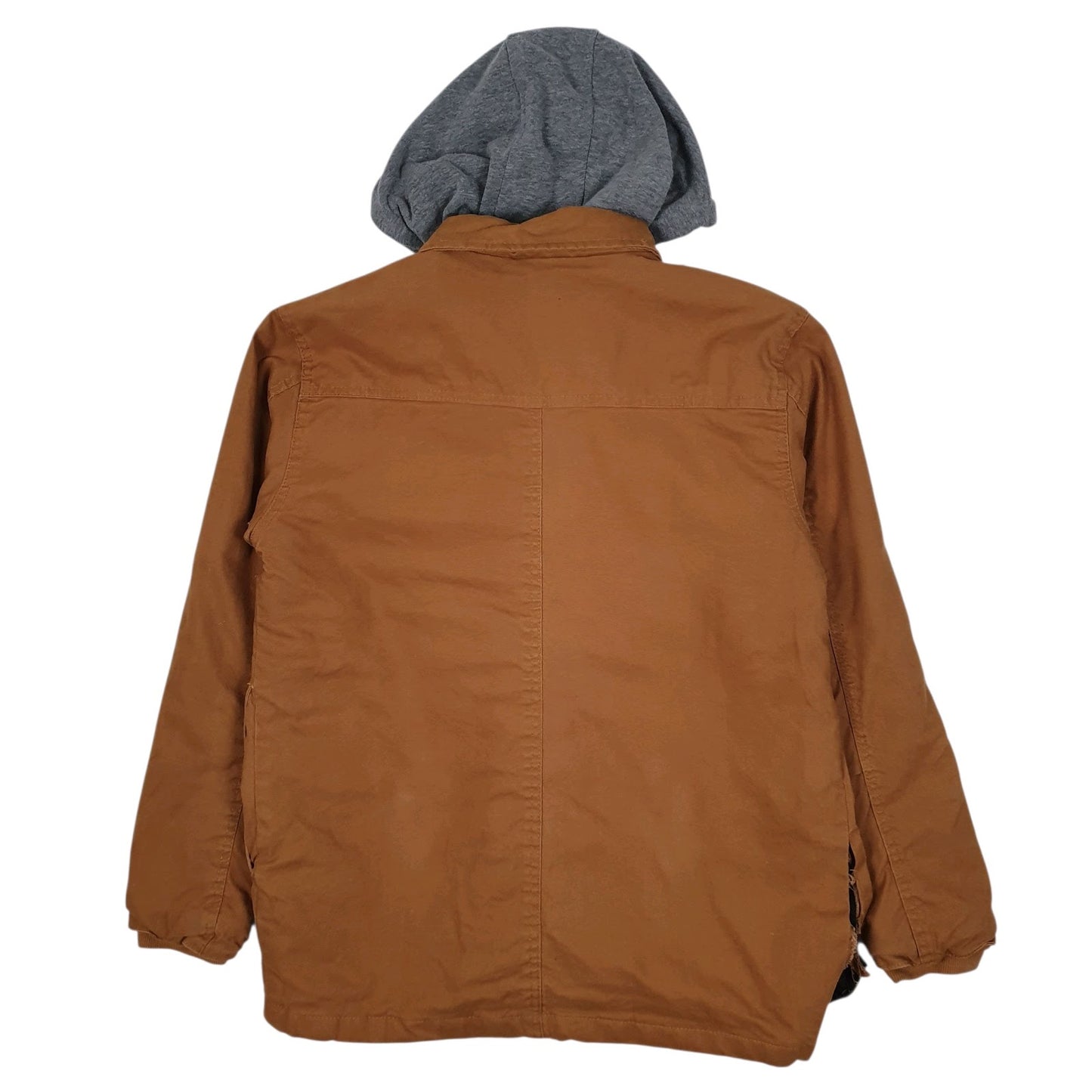 Mens Tan Wrangler Bomber Chore Hoodie  Coat