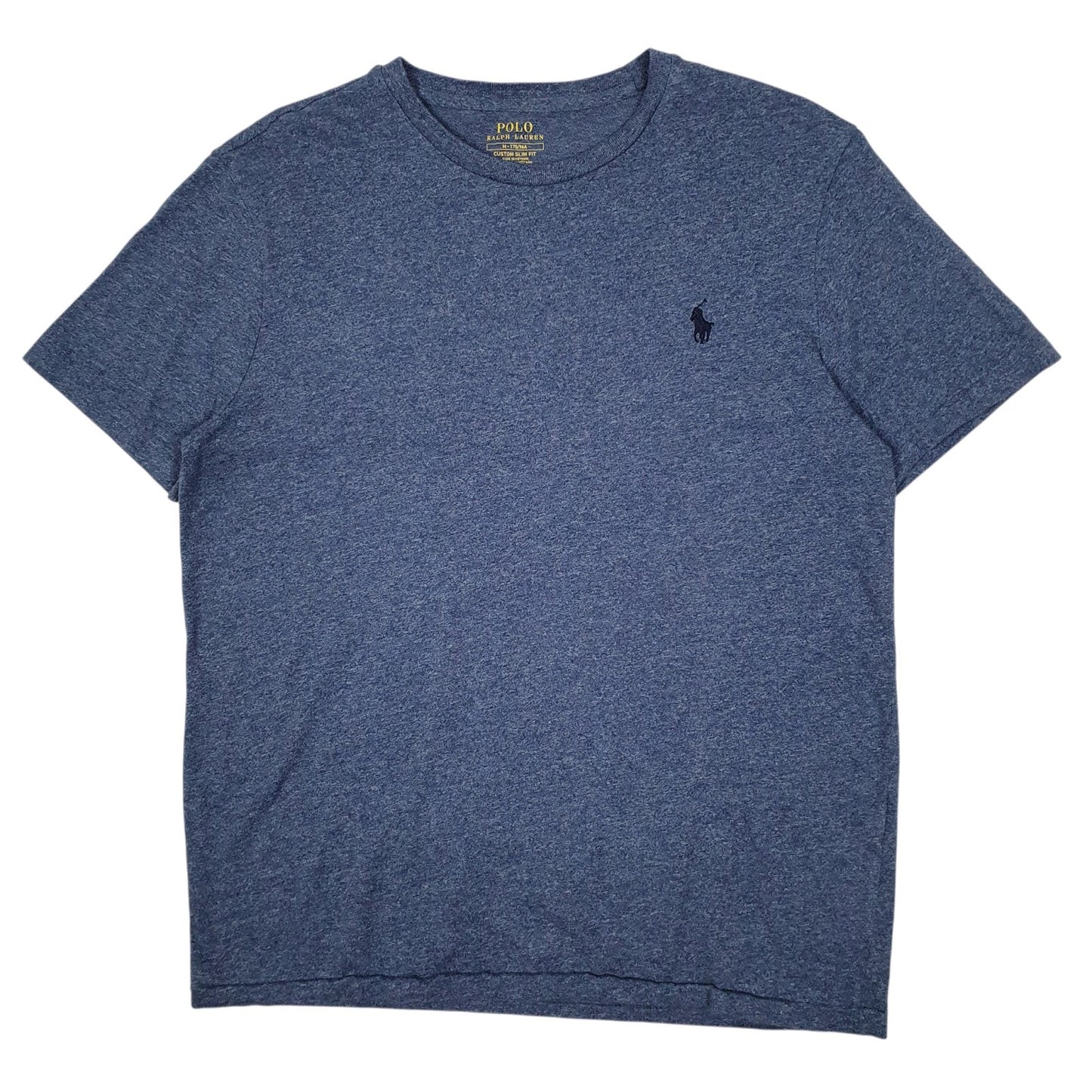 Mens Blue Polo Ralph Lauren Custom Slim Fit Short Sleeve T Shirt