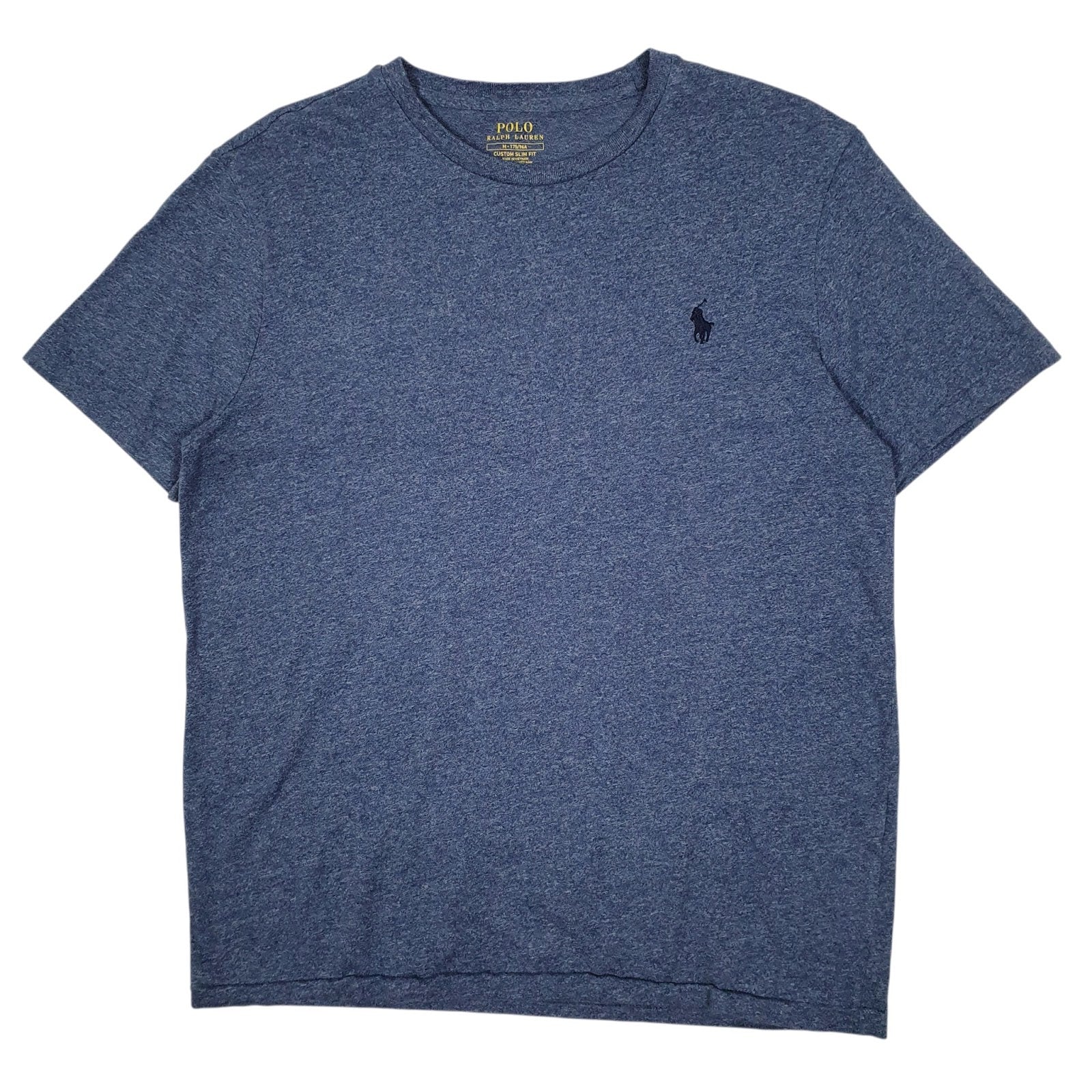 Mens Blue Polo Ralph Lauren Custom Slim Fit Short Sleeve T Shirt