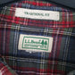 Mens Grey L.L.Bean Flannel  Shirt