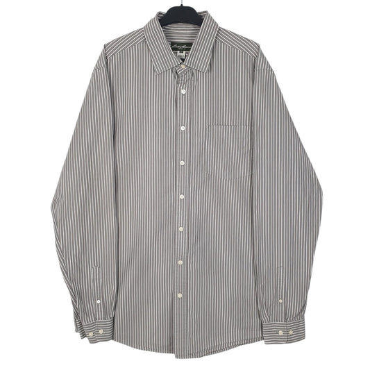 Mens Grey Eddie Bauer  Long Sleeve Shirt