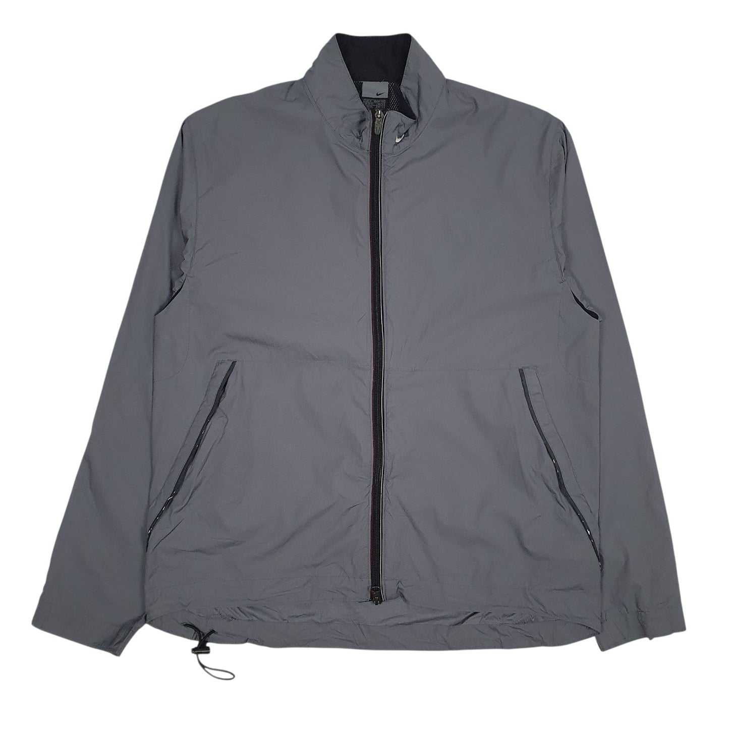 Mens Grey Nike Clima-Fit Full Zip Coat