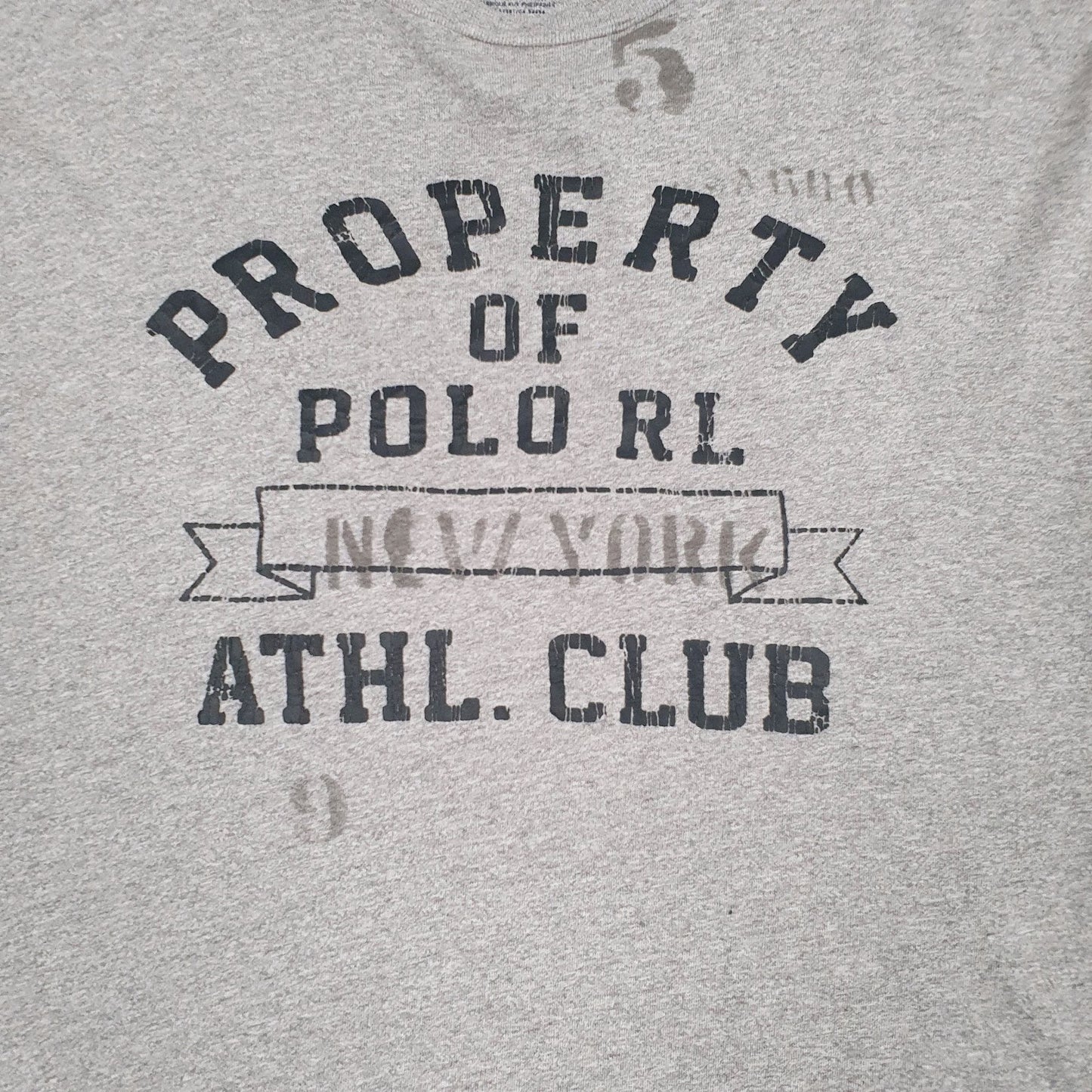 Mens Grey Polo Ralph Lauren   T Shirt