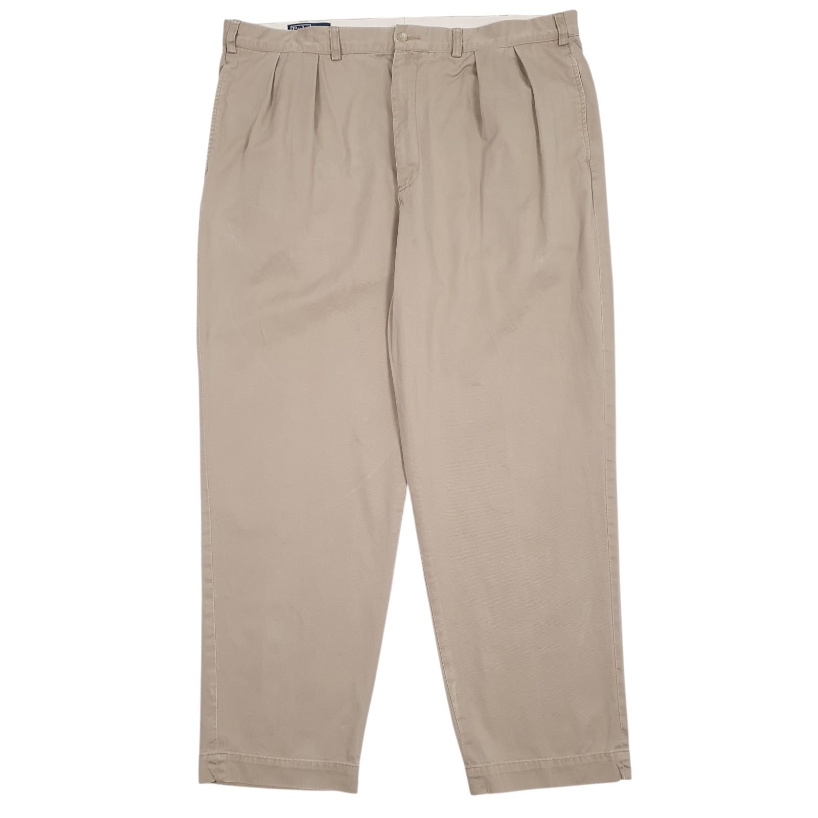 Mens Brown Polo Ralph Lauren Andrew Pant Pleated Chino Trousers