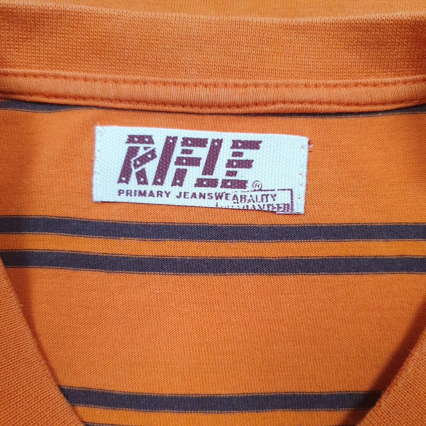 Mens Orange Rifle   T Shirt
