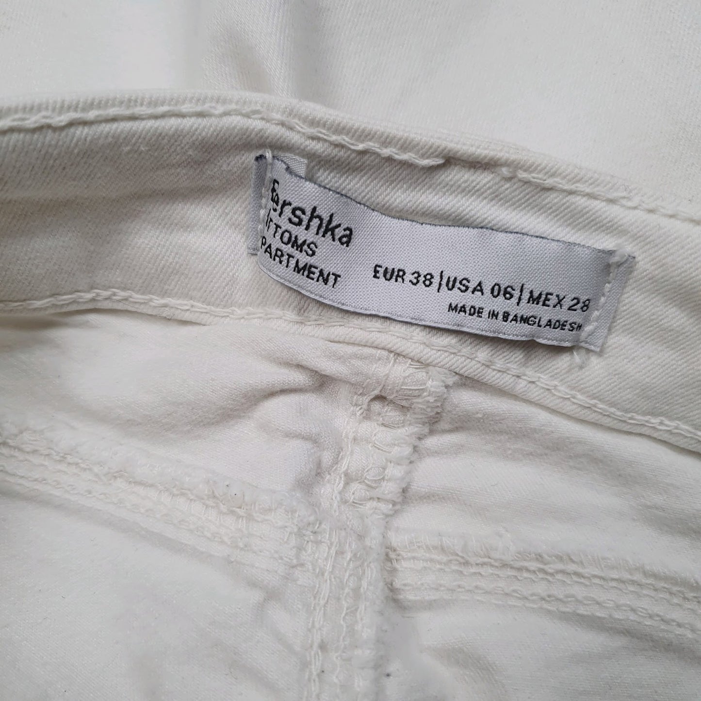Womens White Bershka   Jeans