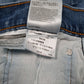 Mens Blue Levis Distressed  Jeans