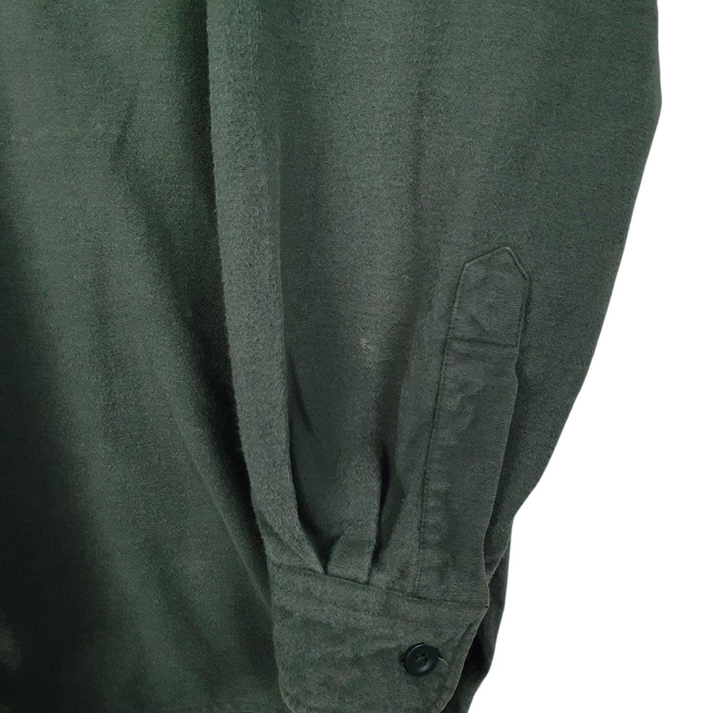 Mens Green L.L.Bean Chamois  Shirt
