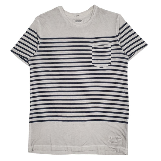 Mens Grey All Saints  Short Sleeve T Shirt