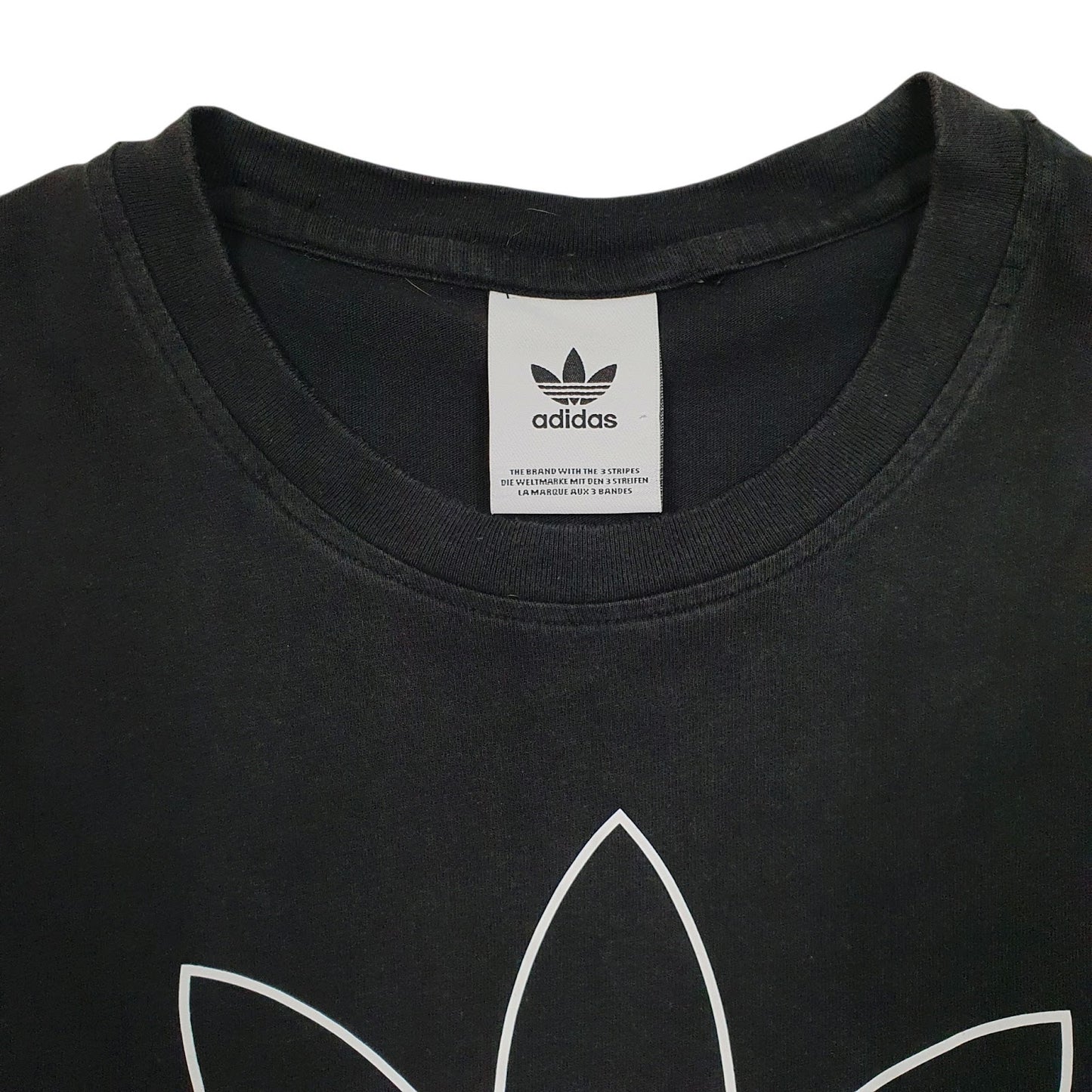 Mens Black Adidas   T Shirt