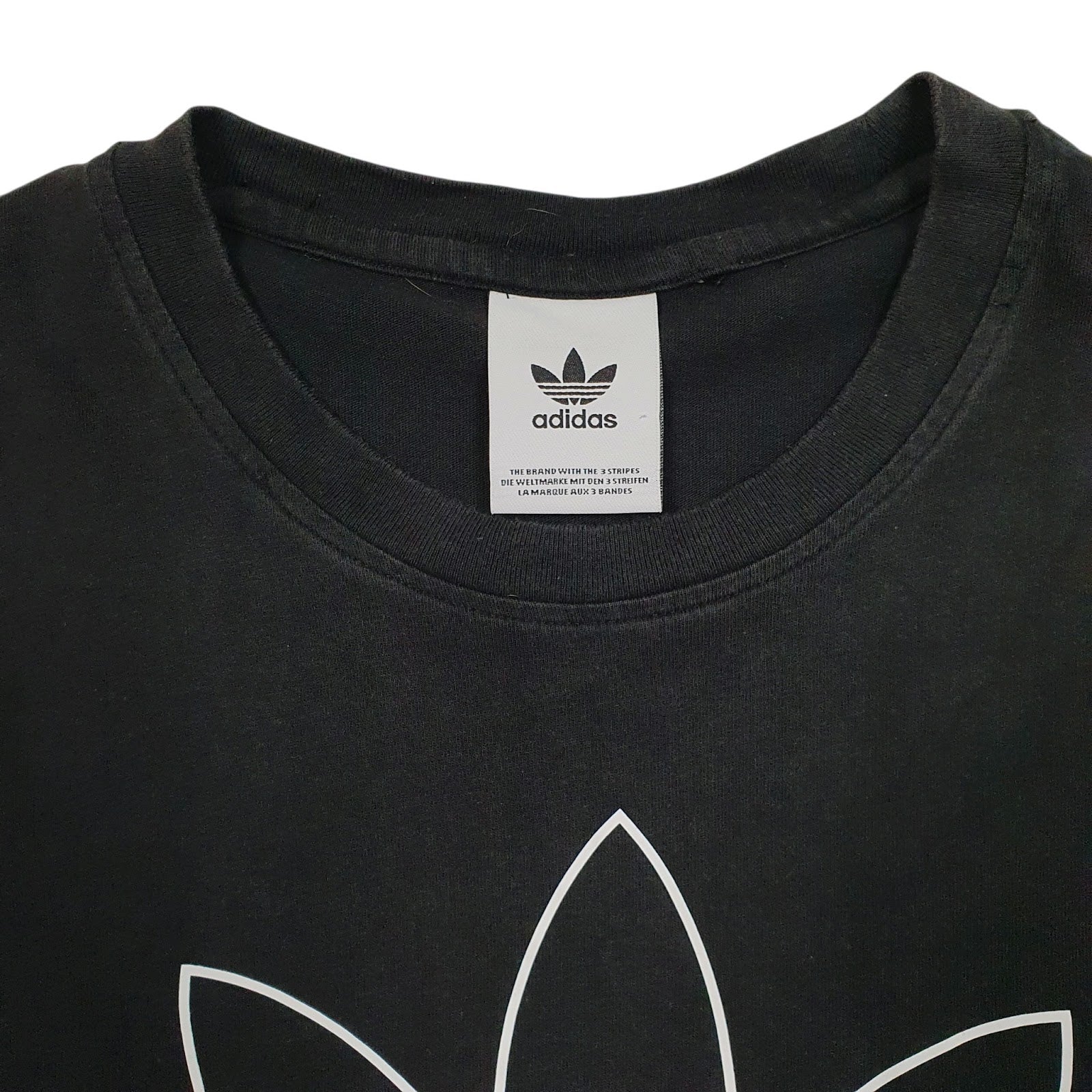 Mens Black Adidas   T Shirt