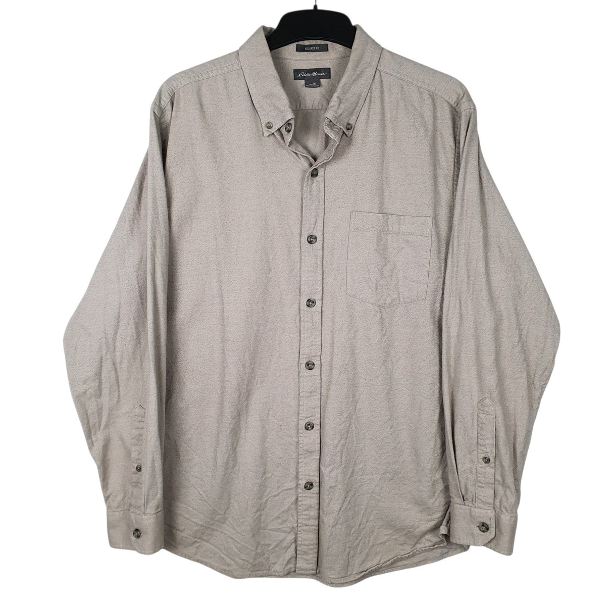Mens Grey Eddie Bauer  Long Sleeve Shirt