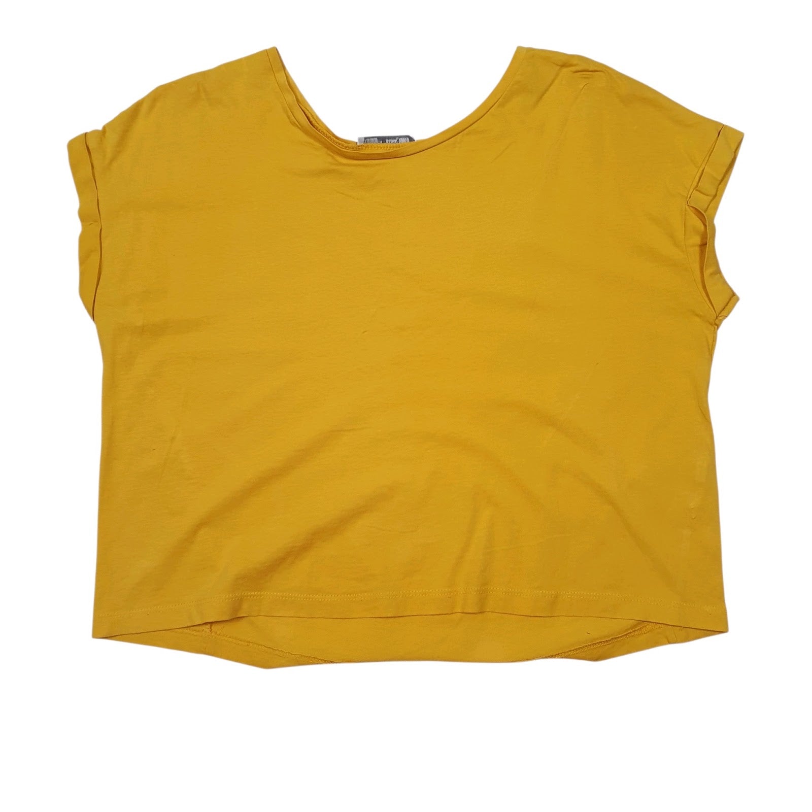 Womens Yellow Zara  Sleeveless T Shirt