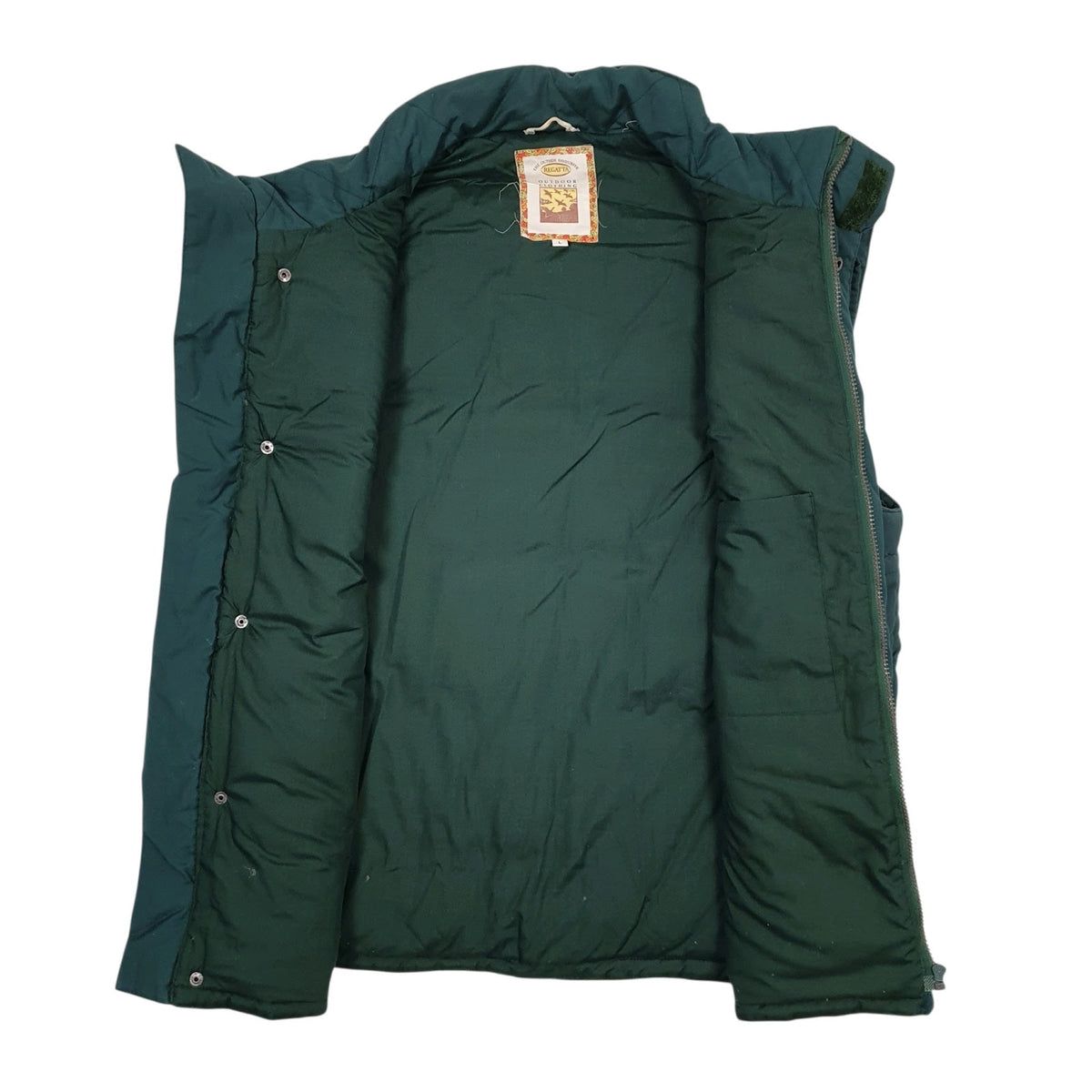 Mens Green Regatta Vintage Puffer  Coat