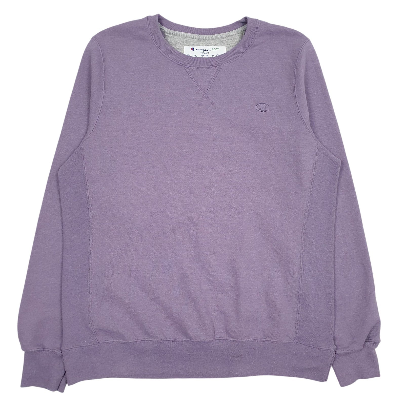 Womens Purple Champion  Crewneck Jumper