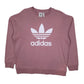 Womens Pink Adidas  Crewneck Jumper