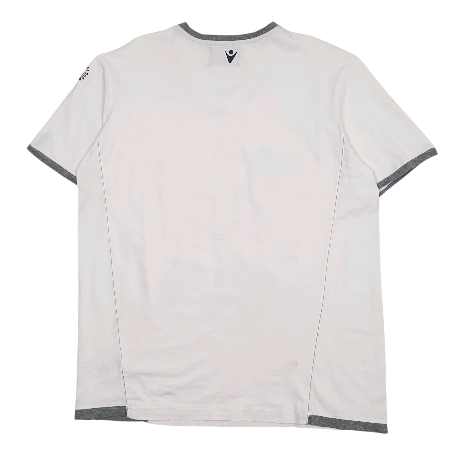 Mens White Macron George Best  T Shirt
