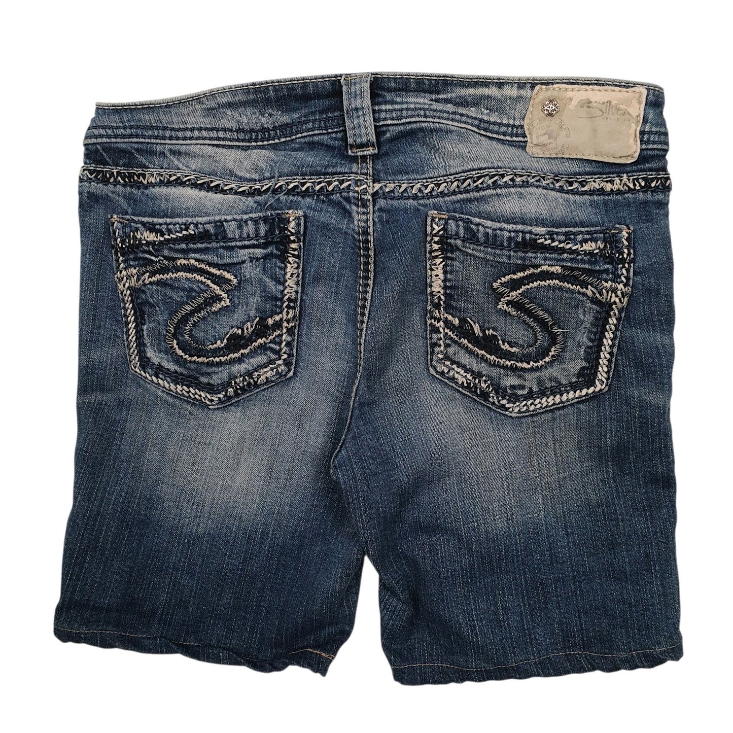 Womens Blue Silver Jeans Co   Shorts