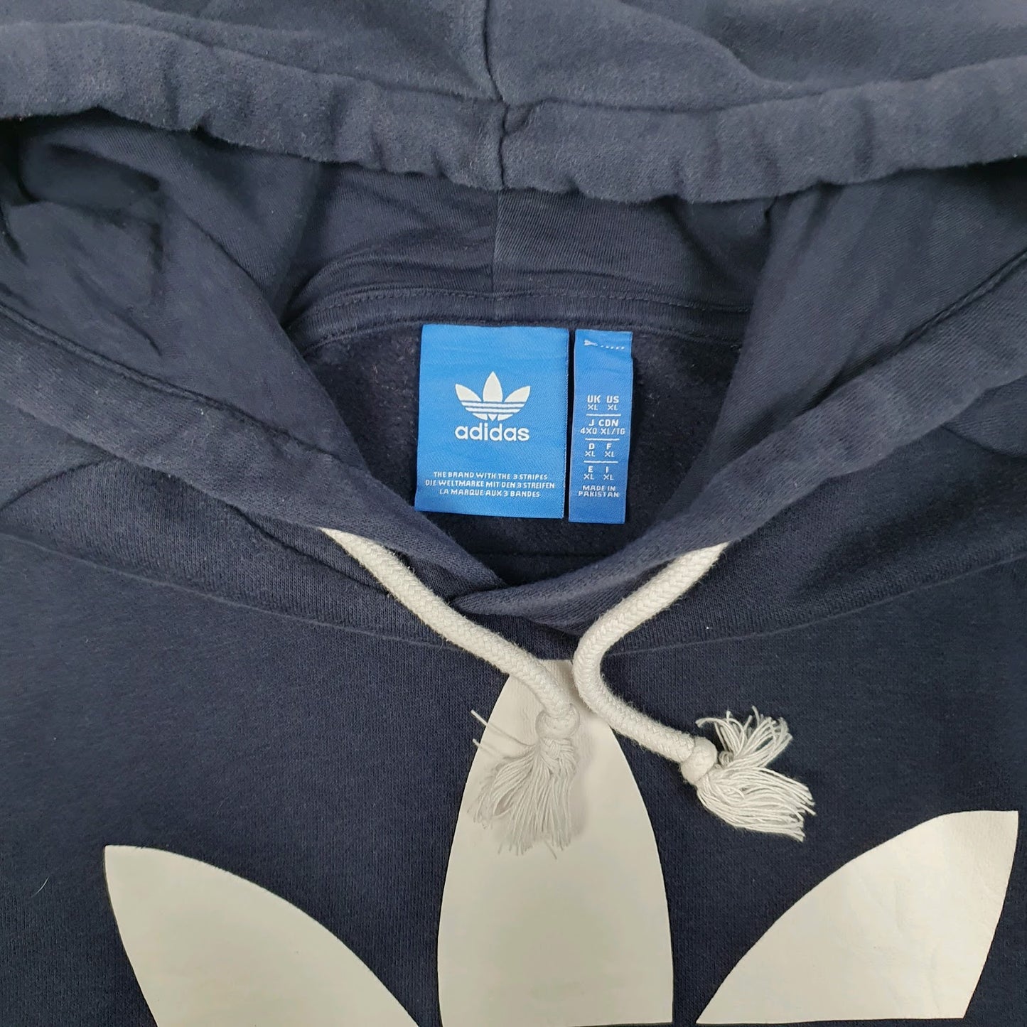 Mens Navy Adidas  Hoodie Jumper