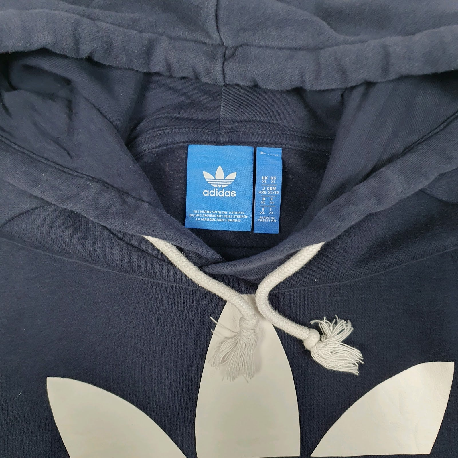 Mens Navy Adidas  Hoodie Jumper