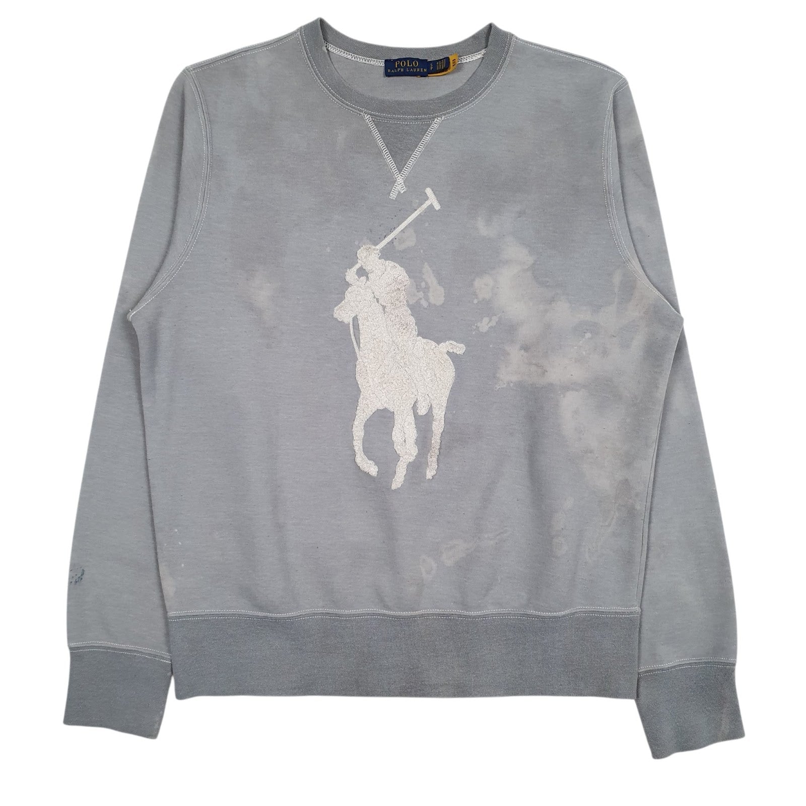 Mens Grey Polo Ralph Lauren  Crewneck Jumper