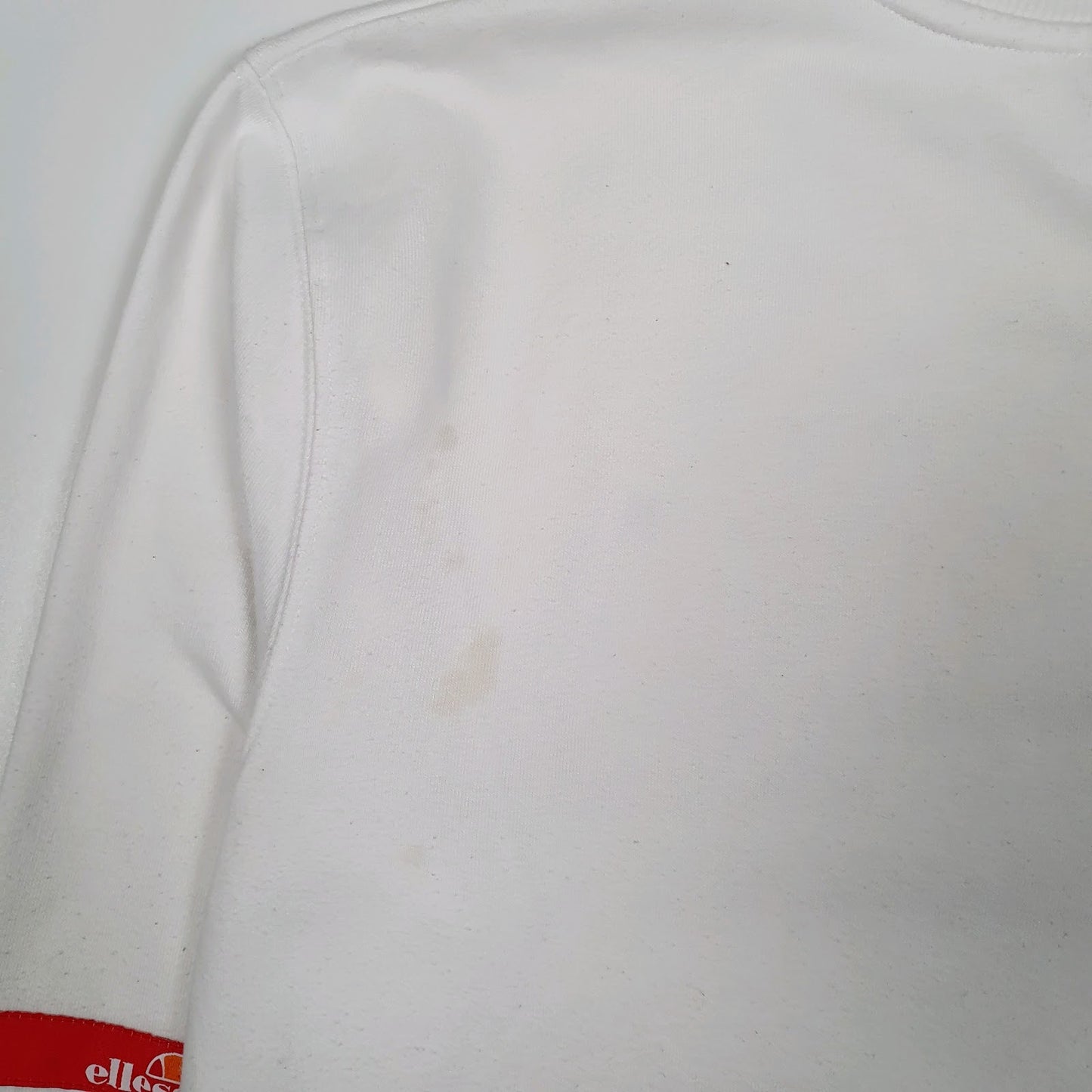 Womens White Ellesse  Crewneck Jumper