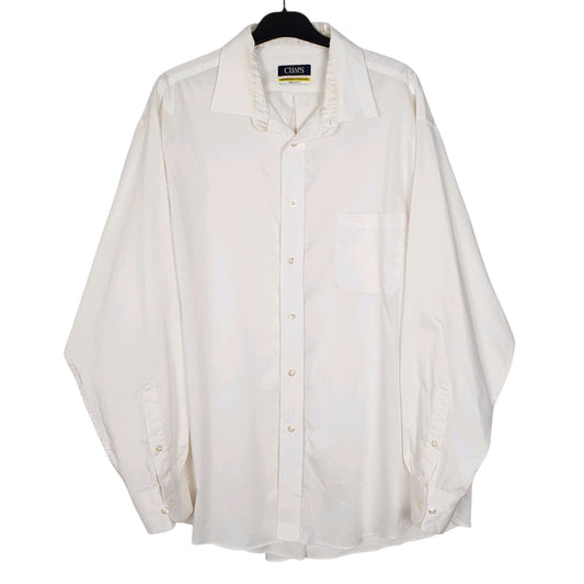 Mens White Chaps  Long Sleeve Shirt