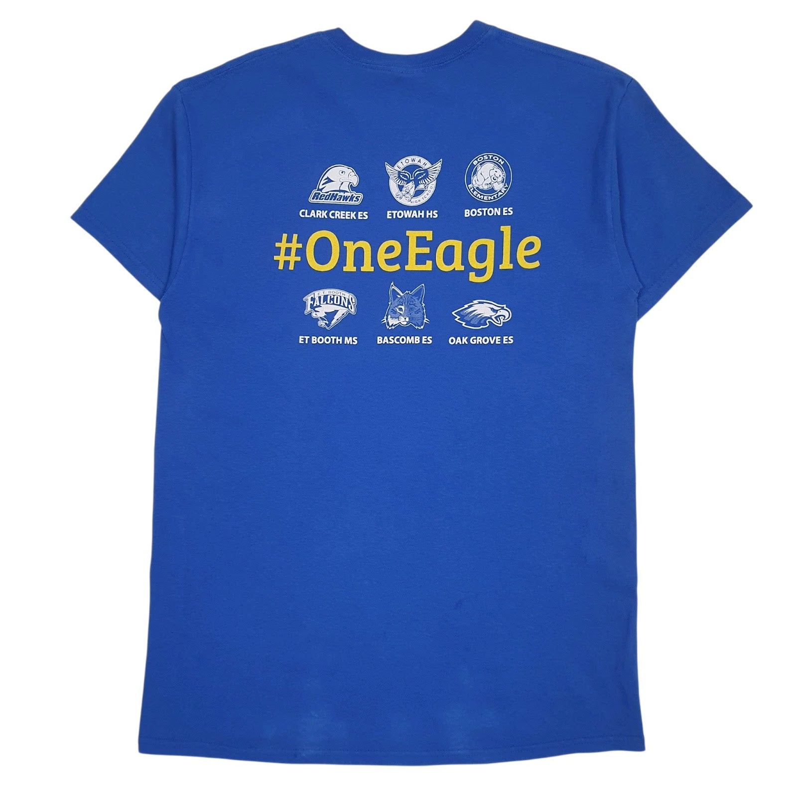 Mens Blue Gildan Take Flight  T Shirt