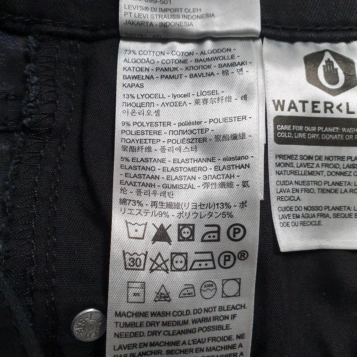 Womens Black Levis   Jeans