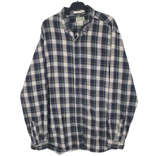 Mens Blue L.L.Bean  Long Sleeve Shirt