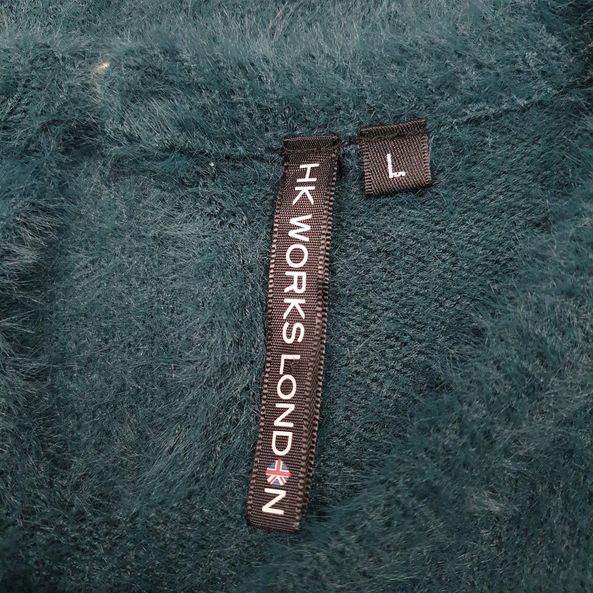Womens Blue HK Works London Fluffy Crewneck Jumper