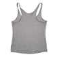 Womens Grey Adidas Vest Spellout  T Shirt