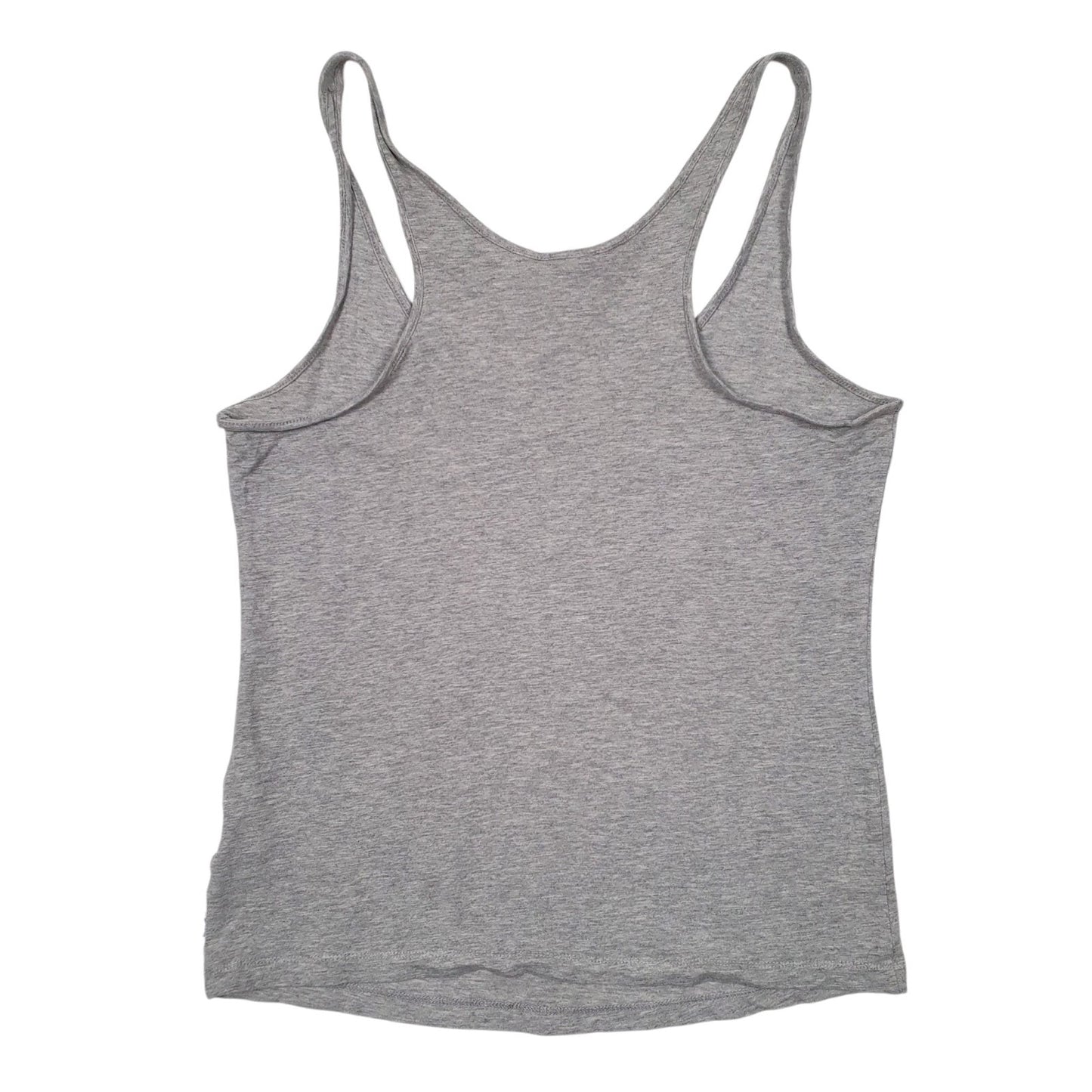 Womens Grey Adidas Vest Spellout  T Shirt