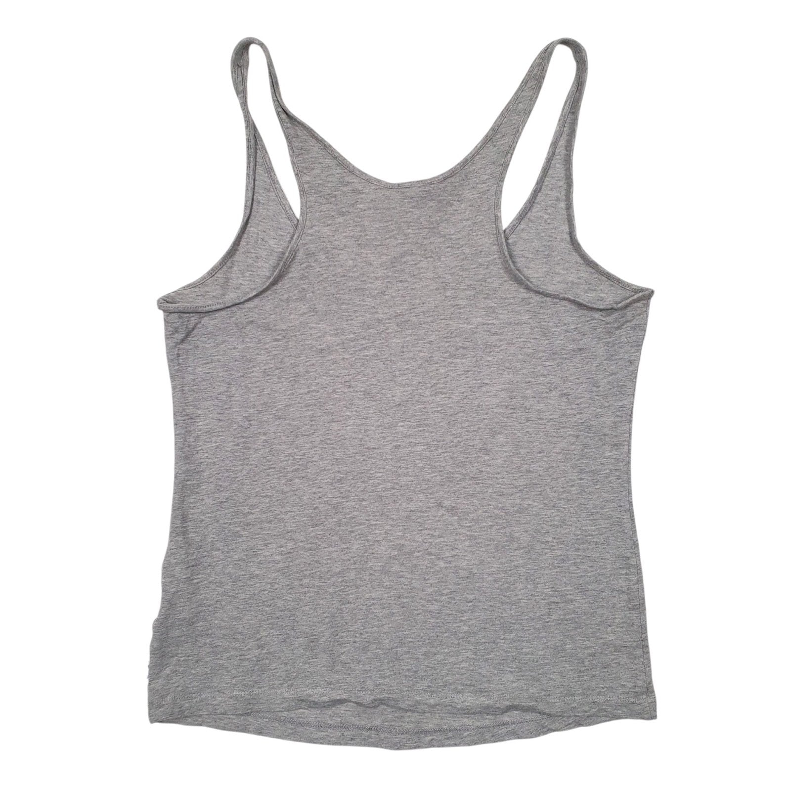 Womens Grey Adidas Vest Spellout  T Shirt
