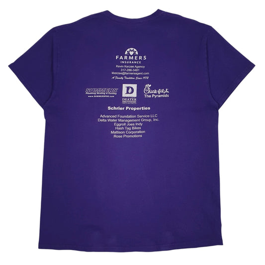 Mens Purple Gildan Brownsburg Swim Club  T Shirt