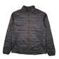 Mens Grey Patagonia Nano Puff Crewneck Coat