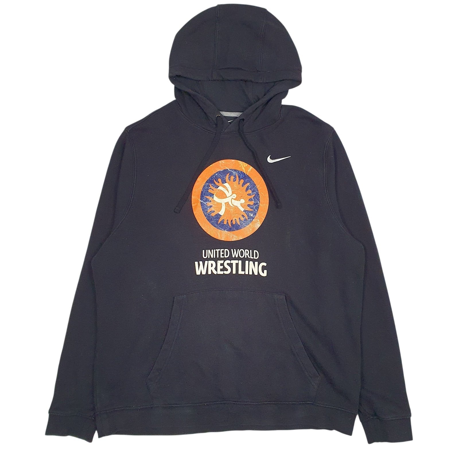 Mens Black Nike United World Wrestling Hoodie Jumper