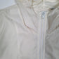 Mens Cream Lacoste Izod Vintage 90s Hoodie Coat