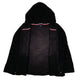 Womens Black Tommy Hilfiger Hoodie Sherpa Full Zip Jumper