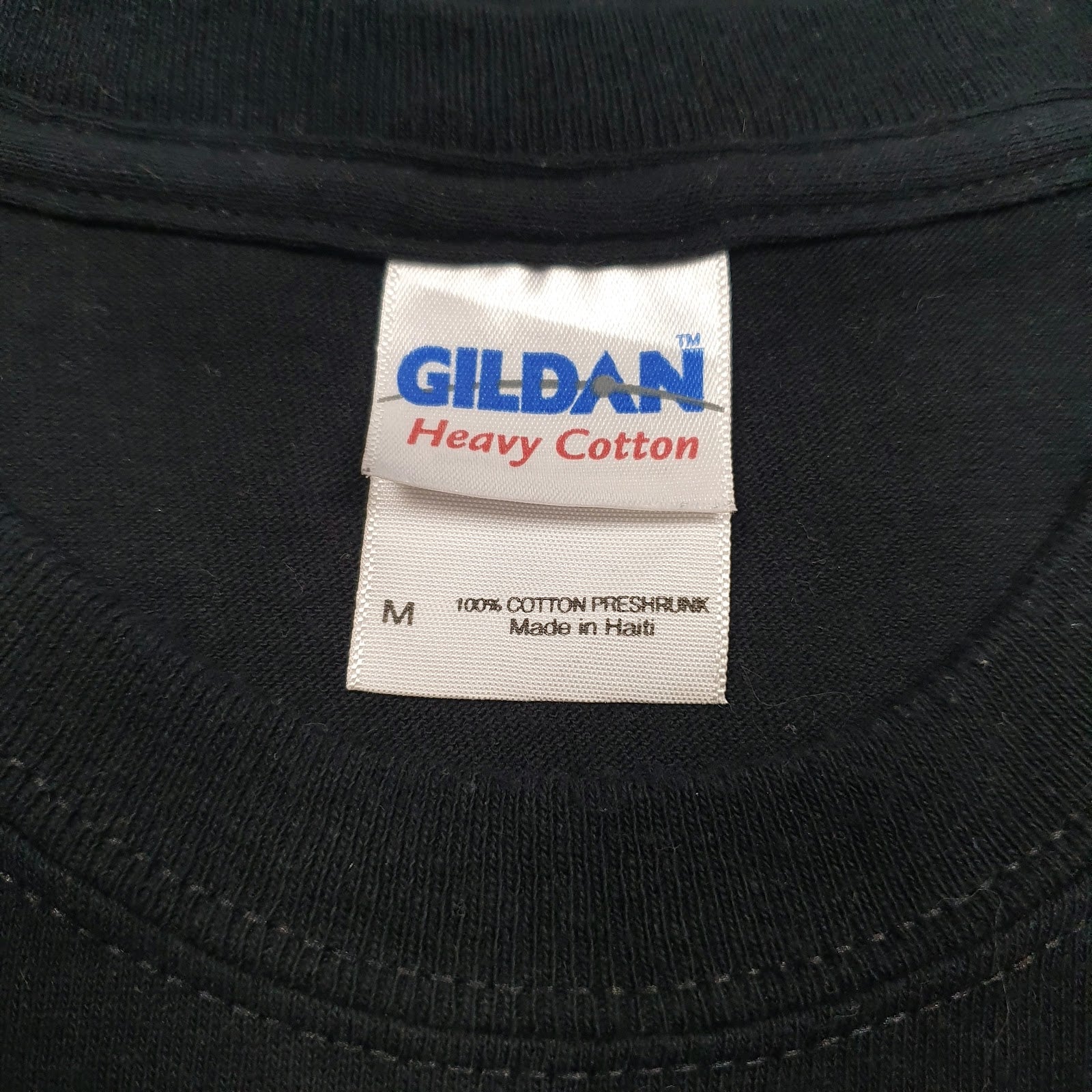 Mens Black Gildan Disney  T Shirt
