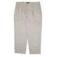 Mens Cream Polo Ralph Lauren Double Pleated Vintage 1990s Chino Trousers