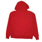 Mens Red Champion Reverse Weave Hoodie Jumper