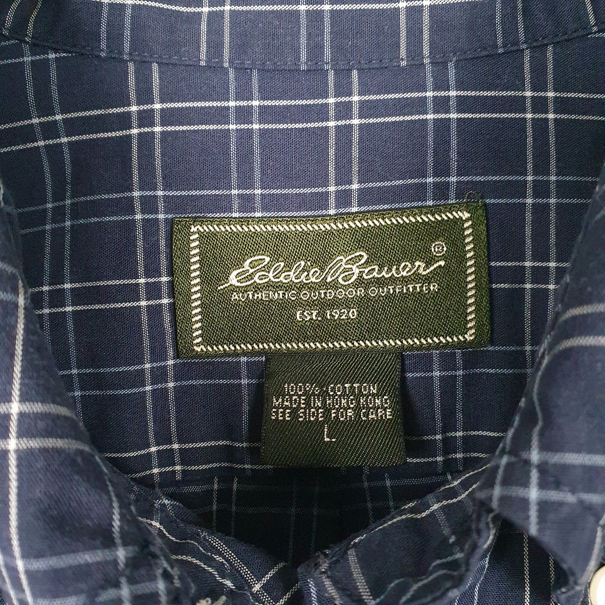 Mens Navy Eddie Bauer   Shirt